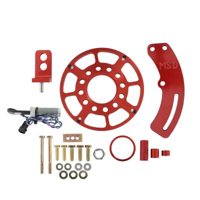 MSD - MSD Ignition 8644 7.25" Crank Trigger Wheel Kit Flying Magnet for BB Ford