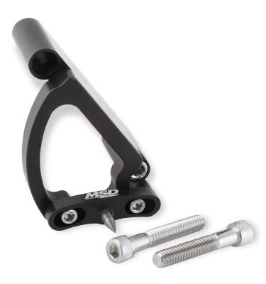 MSD - MSD Ignition 89887 8" Balancer Adjustable Billet Timing Pointer for BB Chevy