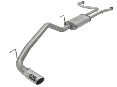 aFe Power - aFe 49-46125-P Mach Force Xp 2.5-3.5" Exhaust System for 17-24 Nissan Titan 5.6L