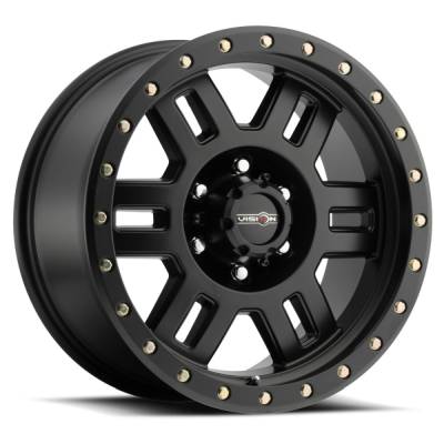 Vision Wheel - Vision Wheels 398 Manx 18x9 6x135 18mm Black Matte 398-8936MB18