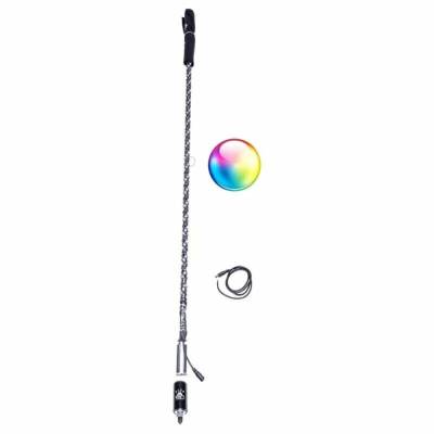 5150 Whips - 5150 Whips 24" Bluetooth Control LED Safety Whip w/Magnet Mount & Flag-Each