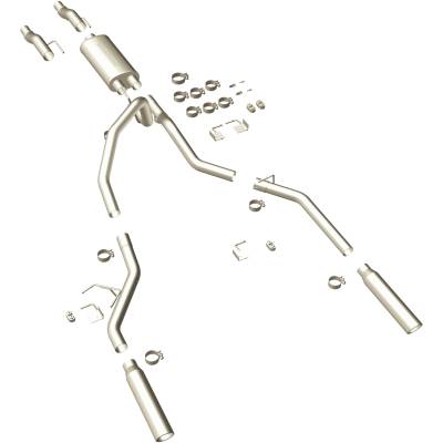 MagnaFlow Exhaust Products - MagnaFlow 15460 Street Series Stainless Cat-Back System for 11-14 Ford F150