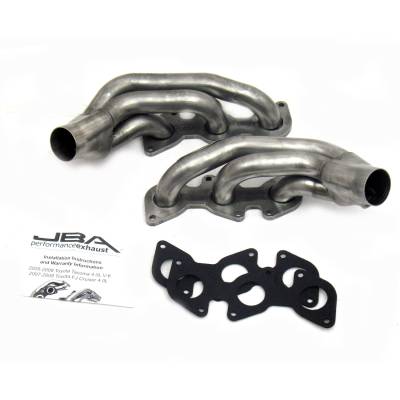 JBA Racing Headers - JBA Headers 1.5" Shorty Stainless Headers-Raw for 4.0L 2035S