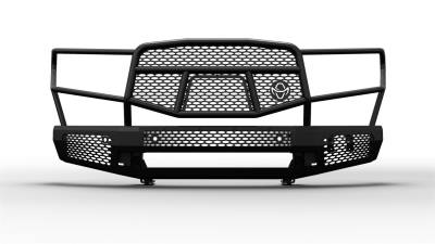 Ranch Hand - Ranch Hand MFT14HBM1 Midnight Series Front Bumper for 14-21 Toyota Tundra