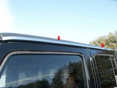 Quality Automotive Accessories - Quality Automotive RI47085 Roof Insert Trim for Jeep Wrangler