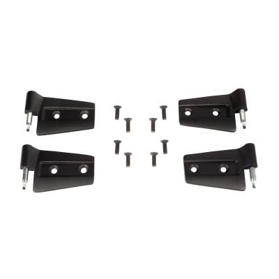 Rugged Ridge - Rugged Ridge 11202.31 4PC Door Hinge Kit for 07-18 Jeep Wrangler JK 2DR