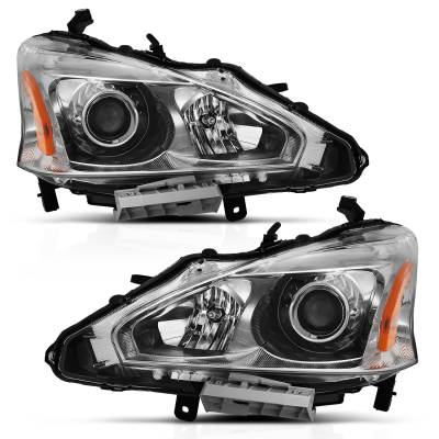 Anzo USA - Anzo USA 121550 Projector Headlight Set for 13-15 Nissan Altima