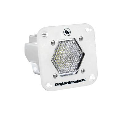 Baja Designs - Baja Designs 381006WT S1 Flush Mount LED Light Pod Work/Scene White Housing