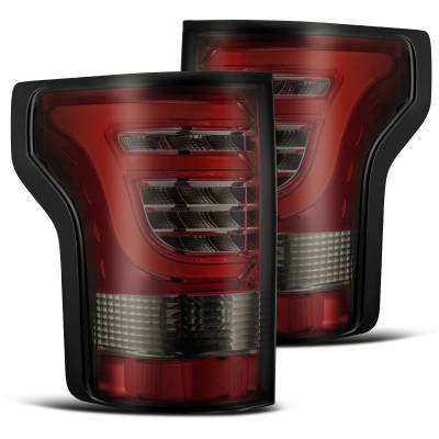 AlphaRex - AlphaRex 652020 Red/Smoked LED Taillights for 15-20 Ford F150