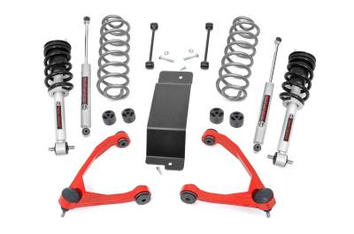 Rough Country Suspension Systems - Rough Country 3.5" Suspension Lift Kit Tahoe/Suburban/Yukon/XL 1500 19332RED