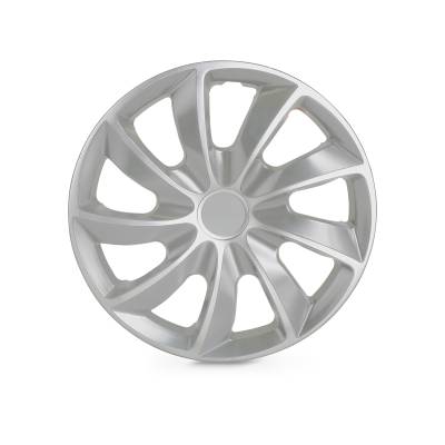 Winjet - Winjet CHB-5084-C-15 15" Universal Wheel Cover Hubcaps 4Pc Chrome