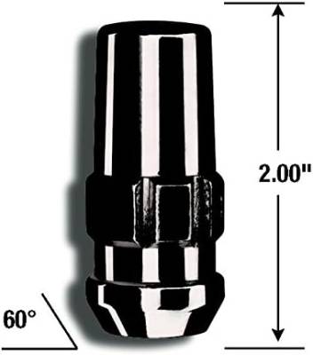 Gorilla Automotive - Gorilla Automotive 76641NBC Black Duplex Acorn Wheel Locks 14mm x 1.50 4Pc