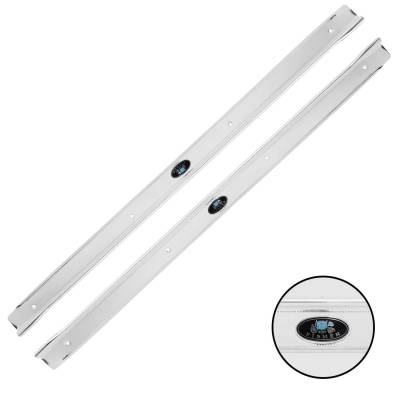 Trim Parts - Trim Parts 4150 Door Sill Plates w/"Body By Fisher" Tag for 1964-67 Chevelle 2-