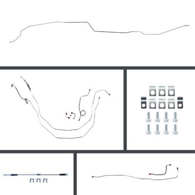 The Right Stuff Detailing - The Right Stuff BSM59H4 Chevy Brake Hydraulic Line Kit Front/Rear