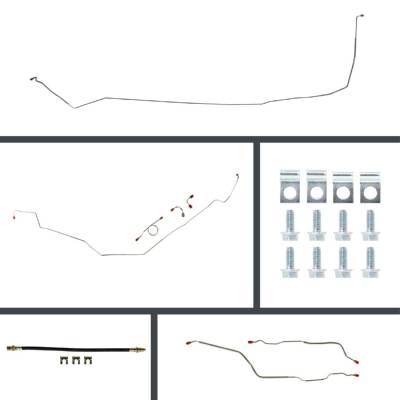The Right Stuff Detailing - The Right Stuff BSM67H4 Chevy Brake Hydraulic Line Kit Front/Rear