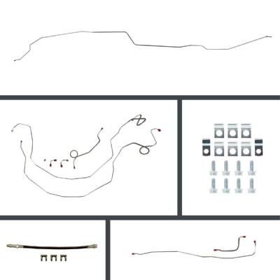 The Right Stuff Detailing - The Right Stuff BSP59H4 Chevy Brake Hydraulic Line Kit Front/Rear