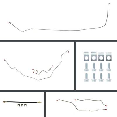The Right Stuff Detailing - The Right Stuff BSP67H4 Chevy Brake Hydraulic Line Kit Front/Rear