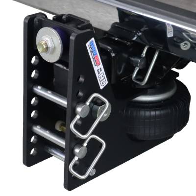 Shocker Hitch - Shocker Hitch SH-HDMB200-200 Shocker HD 20K 2" Max Black Air Receiver Hitch