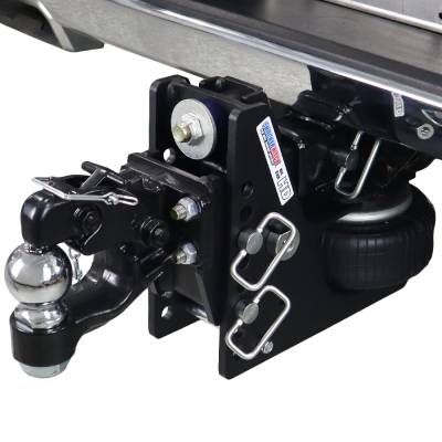 Shocker Hitch - Shocker Hitch SH-HDMB636-200-2 Shocker HD 16K 2" Max Black Air Receiver Hitch