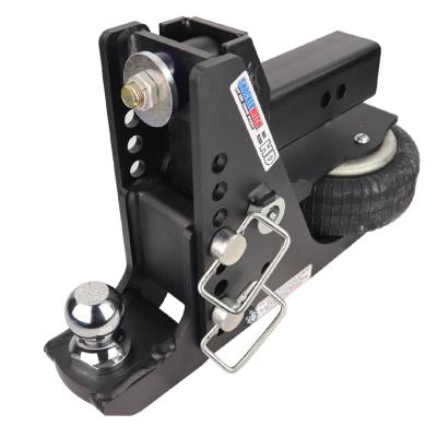 Shocker Hitch - Shocker Hitch SH-HDMB640-250-2 Shocker HD 20K 2.5" Max Black Air Receiver Hitch