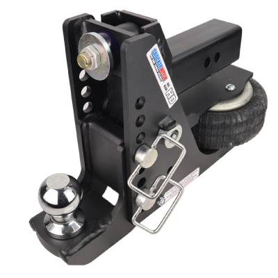 Shocker Hitch - Shocker Hitch SH-HDMB640-250-25 Shocker HD 20K 2.5" Max Black Air Receiver Hitch
