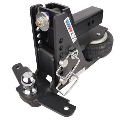 Shocker Hitch - Shocker Hitch SH-HDMB640-250-2SC Shocker HD 20K 2.5" Max Black Air Hitch