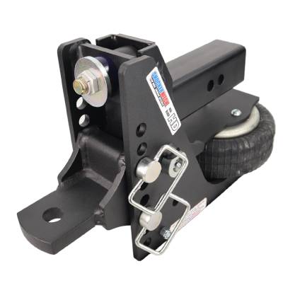 Shocker Hitch - Shocker Hitch SH-HDMB650-250 Shocker HD 20K 2.5" Max Black Air Receiver Hitch