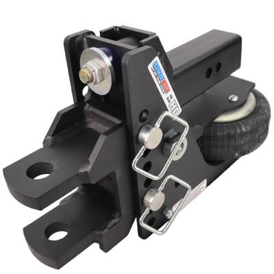 Shocker Hitch - Shocker Hitch SH-HDMB660-250 Shocker HD 20K 2.5" Max Black Air Receiver Hitch
