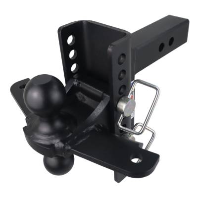 Shocker Hitch - Shocker Hitch SH-XR100-10-340BLK-SC Shocker XR 12K 2" Adjustable Receiver Hitch