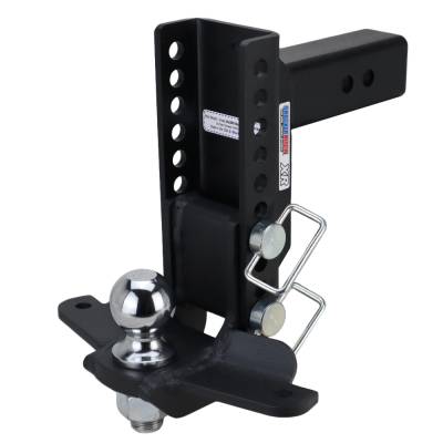 Shocker Hitch - Shocker Hitch SH-XR125-10-320-25SC Shocker XR 16K 2.5" Adjustable Receiver Hitch