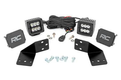 Rough Country Suspension Systems - Rough Country 96110 Rear Cab Mount 2" LED Pod Light Kit for CFMoto Uforce 1000