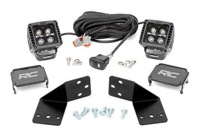 Rough Country Suspension Systems - Rough Country 96111 Rear Cab Mount 2" LED Pod Light Kit for CFMoto Uforce 1000