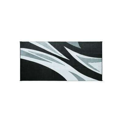 Faulkner - Faulkner 46258 Reversible Multipurpose Mat 8'x16' Summer Waves Black