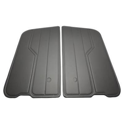 Crown Automotive Jeep Replacement - Crown 55016288K Charcoal Door Panel Set for 82-95 CJ7/CJ8 YJ w/Full Steel Doors