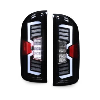 Winjet - Winjet CTWJ-0756-BS-SQ Black Smoke LED Taillights for Dodge Ram 1500/2500/3500