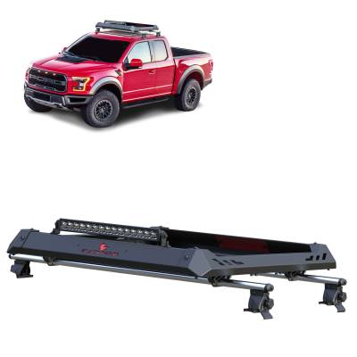 Black Horse Off Road - Black Horse TRRB160S Silver Traveler Roof Rack for Tacoma Colorado Ranger