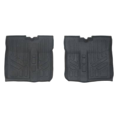 SMARTLINER - SMARTLINER UB0125 2nd Row BLACK Floor Liners for 20-25 Polaris RZR Pro