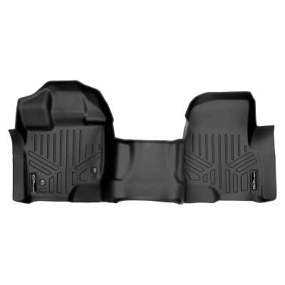 SMARTLINER - SMARTLINER SA0212 Front BLACK Floor Liners Ford F150 Ext/Crew