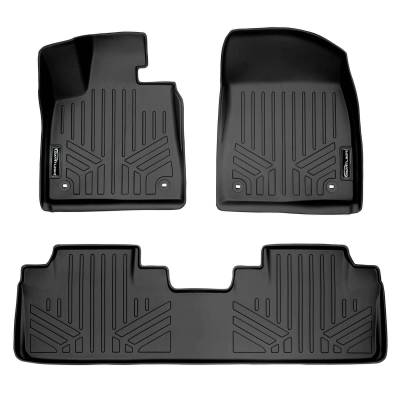 SMARTLINER - SMARTLINER SA0222/B0222 Front/Rear BLACK Floor Liners for Lexus RX