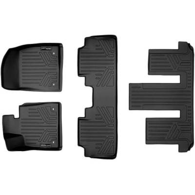 SMARTLINER - SMARTLINER SA0222/B0222/C0595 Front/Rear BLACK Floor Liners for Lexus RX