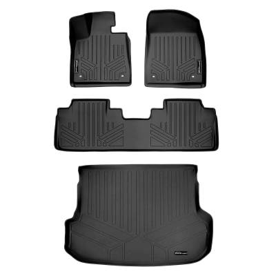 SMARTLINER - SMARTLINER SA0222/B0222/D0222 Front/Rear BLACK Floor Liners for Lexus RX