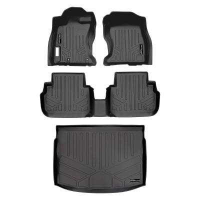 SMARTLINER - SMARTLINER SA0358/B0358/D0358 F/R Floor Liners w/Cargo Blk for Impreza/Crosstrek
