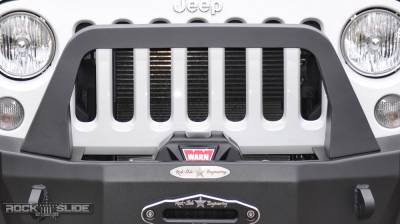 Rock Slide Engineering - Rock Slide FB-JK-BB Bull Bar Rigid Front Bumper only for 07-18 Jeep Wrangler JK