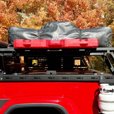 Rock Slide Engineering - Rock Slide Eng. RK-102 Overland Rack Flip Up Side for 20+ Jeep Gladiator JT