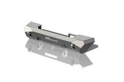 Crawltek Revolution - Crawltek CWLJK10101 Stubby Front Bumper Pyro Series for 07-18 Jeep Wrangler JK