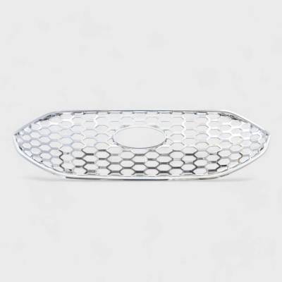 Trim Illusion - Trim Illusion ABS525 Chrome Front Grille Overlay 19-24 Ford Edge ST