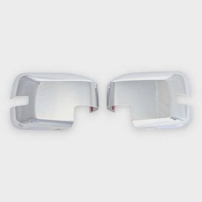 Trim Illusion - Trim Illusion MC344 Front Door Mirror Covers Chrome Ford Bronco