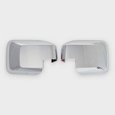 Trim Illusion - Trim Illusion MC349 Front Door Mirror Covers Chrome Ford Bronco