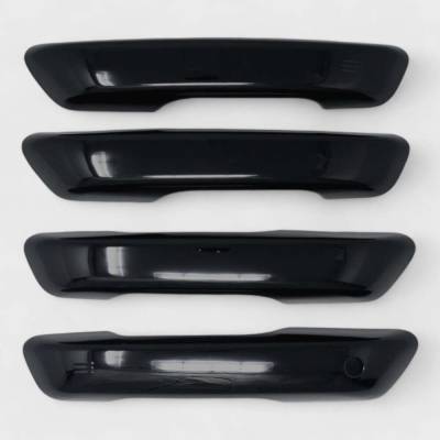 Trim Illusion - Trim Illusion DH6328BLK Fr/Rr Door Handle Covers Black for Grand Cherokee WL