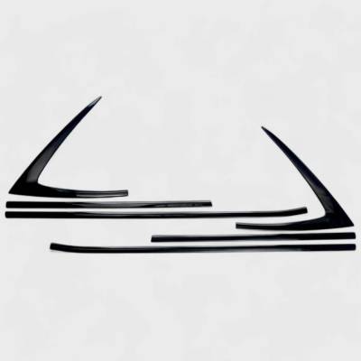 Trim Illusion - Trim Illusion WT6006BLK Front &Rear Window Trim Set Black for 18-24 Equinox